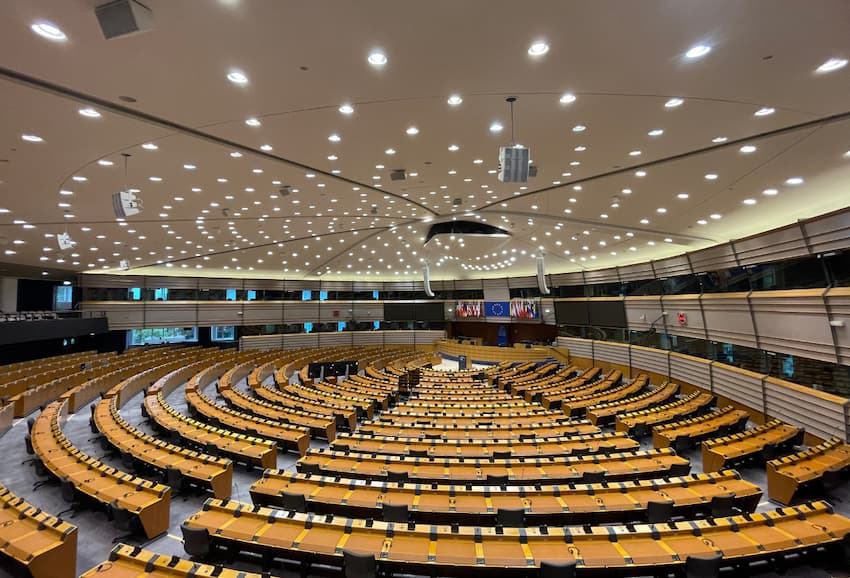 Parlamento Europeo en Bruselas.