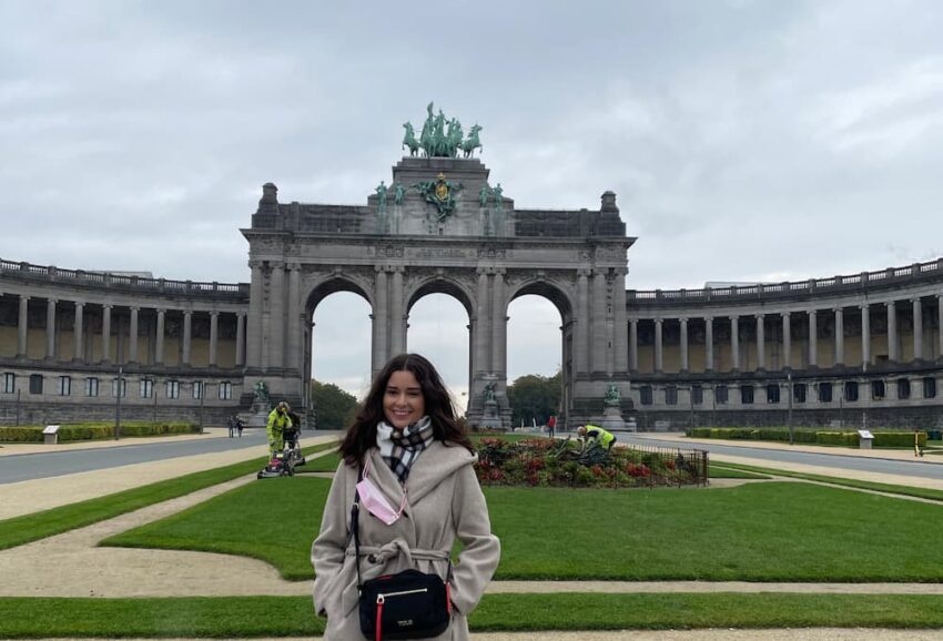 Parque del cincuentenario en Bruselas.